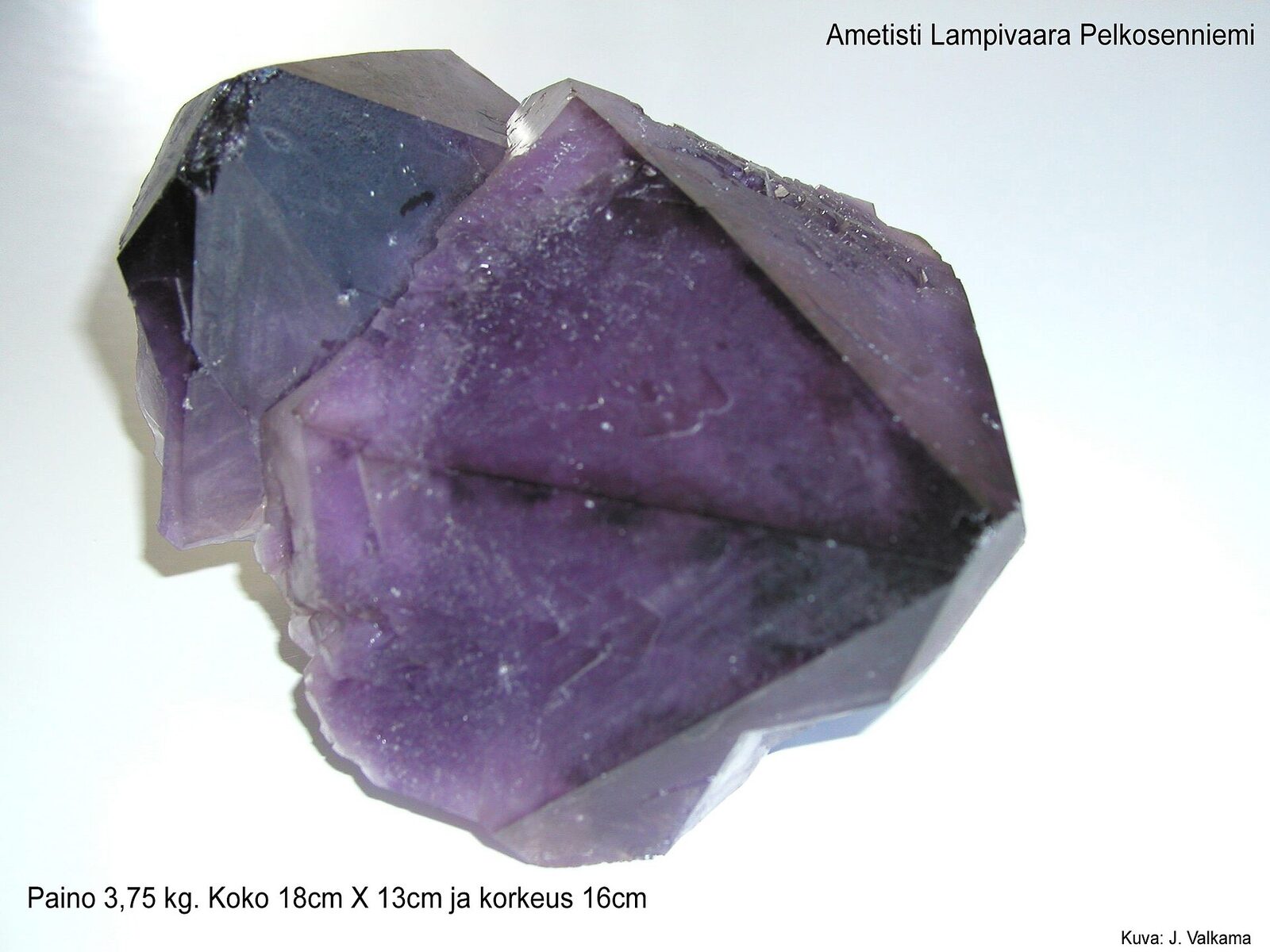 Krystal ametystu z Lampivaary